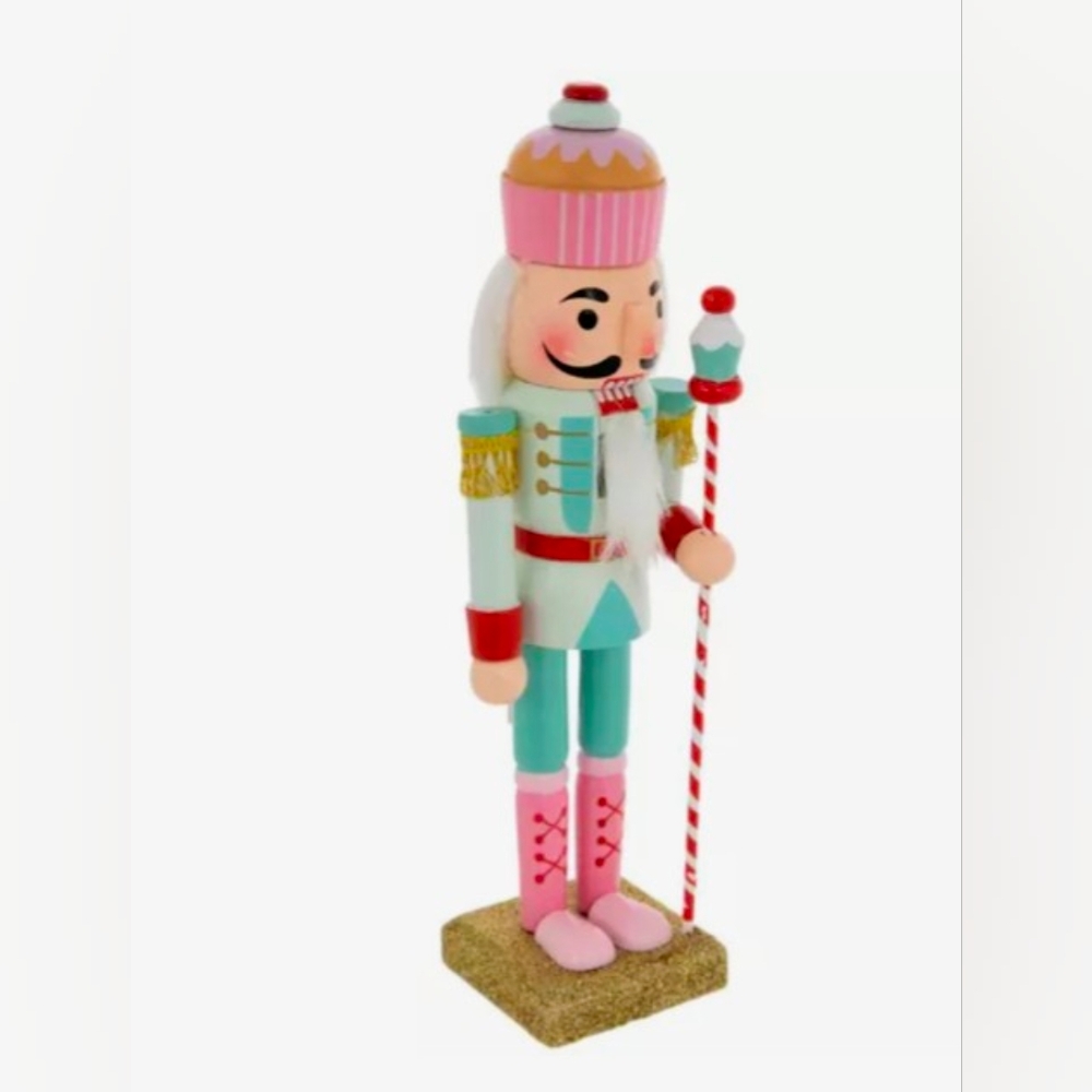 Pastel Nutcracker Figurine